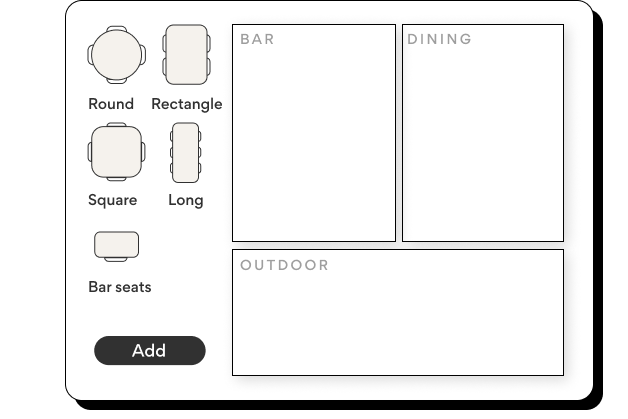 Setup your tailored & customisable floor plan